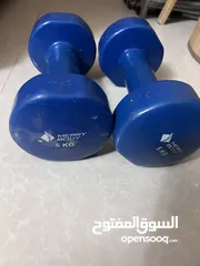  3 دامبل حديد و دامبل مطاط للمبتدئين من المنزل