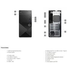  9 كيسات ديل مكتبي رام 8 جيجا + نسخة ويندوز أصليـــة  PC dell core i3 12th ssd256