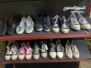 14 مجموعة أحذية جديد رجالي وستاتي وأطفال 182 قطعة