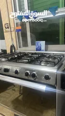  1 فرن غاز 5 عيون  ناشونال إلكتريك
