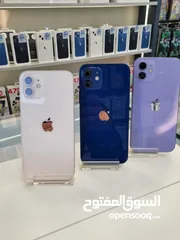  3 Iphone 12 مستعمل بحالة لجديد  آيفون 12 مستعمل 128