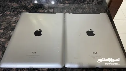  1 جهاز iPad 4 (الجيل الرابع) بسعة 16GB ويدعم    بحاجة لتغير شاشة فقط Wi-Fi + Cellular