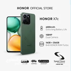  1 أقوى العروض متوفر Honor X7C 16GB-256GB مع فل بكج لدى سبيد ستور