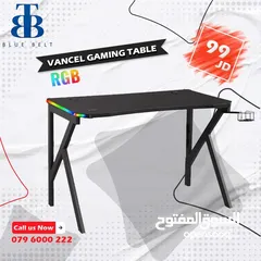  1 طاولة مكتب مع اضاءة RGB بأفضل سعر