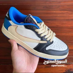  1 شوز إير جوردن 1 ترافيس سكوت X فريغمنت' shoes nike Jordan 1 Retro Low  Fragment x Travis Scott  حذاء