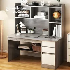 5 ادراج وحجيرات تخزين لكل أغراضك  مساحة مرتبة للابتوب او الكمبيوتر  سهل التجميع ومعاه المفك الخاص به