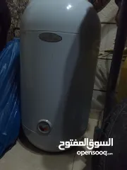  1 قيزر ابولو شغال بحاله جيده 80 لتر