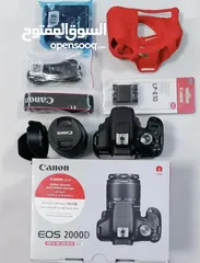  1 كاميرا CANON 2000D KIT