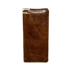  1 Companion Long Bi-Fold Leather Wallet and Card Holder - Slim Fit Pocket Size