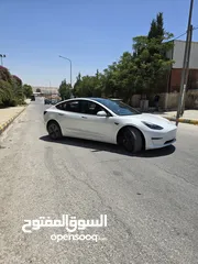  17 Tesla model 3 2023 ممشى قليل  فحص كامل أوتوسكور ق  B+(86)الوان مختلفه وداخلي ابيض او اسود واسعارر
