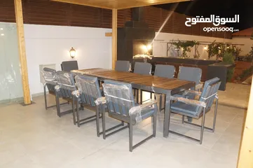  3 اطقم جلسات خارجية معدنية موديل اكس الأكثر طلباً