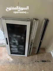  2 شباك الامنيوم مستعمل مستعمل