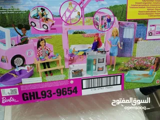  3 unwanted gift barbie camper van brandnew