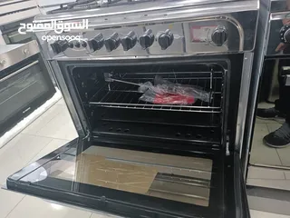  18 عرض نااار على فرن فريش همر سلفر او  اسود 90 سم فل سيفتي كامل