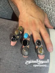 1 خواتم فضه جيدي