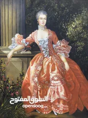  1 Oil painting women antique