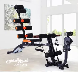  8 جهاز التمارين المنزلي 6 في 1ودّع الاشتراكات الغالية بالنادي وخلي تمرينك من بيتك!