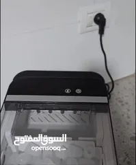  2 جهاز صانع الثلج السريع والأصلي الحجم الكبير  ماركة كريستال العالمية  انتاج 16 كيلو ثلج في اليوم