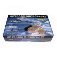  4 انتركم ميكرفون للبنوك ومحلات الصرافة  INTERCOM MICROPHONE Gooseneck Microphone