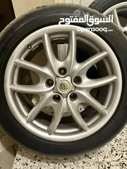  5 Full set original wheels for Porsche Cayenne S (2006)
