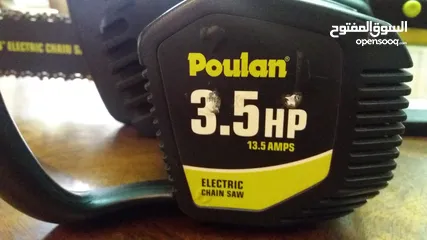  4 منشار بولان الكهربائي  poulan Electric ChainSaw