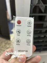  6 مكيف صحراوي مستعمل بحال الوكاله للبيع ب 50معه ريموت للتحكم عن بعد ومعه كفاله 3 سنين سعته 40 لتر