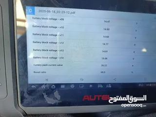  1 بطارية بريوس 2013 الاصليه استخدام خفيف ما زالت تعمل