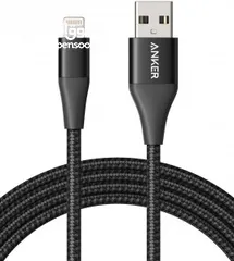  3 Original ANKER brand IPhone lightning data and charging cable