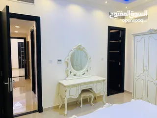  15 للايجار الشهري شقة مفروشة 3 غرف وصالة مع 3 حمامات في عجمان منطقة الروضة