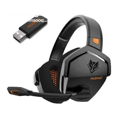  1 NUBWO G06 Wireless Gaming Headset سماعات وايرليس تعمل على كل الأجهزة وايرليس