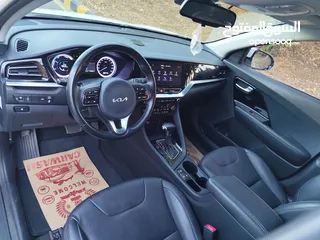  6 كيا نيرو 2022 KIA NIRO HYBRID جمرك جديد وارد كوري فحص كامل بحالة الوكالة