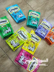  5 "دريميز" (Dreamies) ك"تريت" للقطط:  دلل قطتك بـ"دريميز"!  "دريميز" هي مكافآت