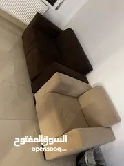  1 طقم جلوس ثلاثية / ثنائية / 2 مفرد للبيع