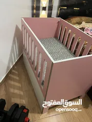  2 تخت بيبي بناتي