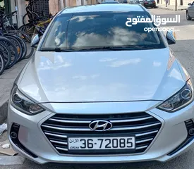  1 هيونداي افانتي AD فل إضافات ماعدا الفتحه موديل 2017 فحص كامل 7جيد