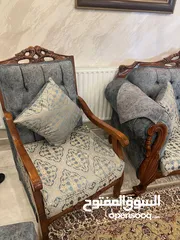  10 طقم كنب غرفه ضيوف مع طقم طاولات للبيع بسعر مغري