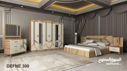  7 غرف نوم تركي 7 قطع شامل التركيب والدوشق الطبي