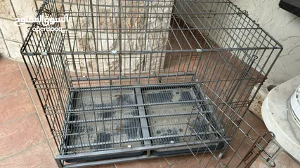  3 Large pets crate perfect for big and small animals indoor or outdoor use.  قفص حيوانات كبير