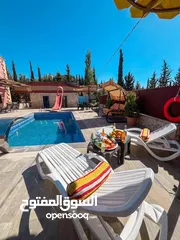  16 مزرعة وشاليه اركان جرش _خلف جامعة فيلادلفيا _تبعد عن دوار صويلح ربع ساعة