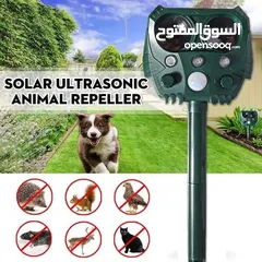  1 جهاز تخلص من الطيور /// طارد الحيوانات يعمل بالموجات فوق الصوتية، طارد الحيوان يعمل بالشحن .