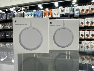  1 شاحن لاسلكي للايفون ماج سيڤ وصلة شحن تدعم 15 واط لاسلكي  iPhone MagSafe Caple Charger 15w