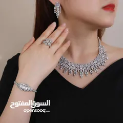  2 طقومات زركون نسائية