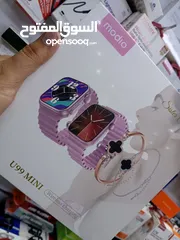  3 ساعة نسائية بمواصفات ممتازة  Modio u99 mini smart WATCH