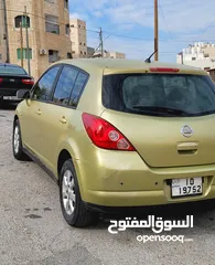  5 نيسان تيدا NISSAN TIIDA موديل 2008 متور 1800cc راكب جديد  جير عادي