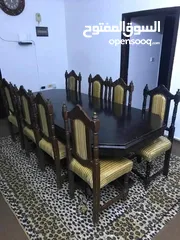  1 طاولة سفرة +8كراسي