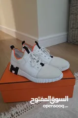  2 Authentic Hermes Depart Bouncing Sneakers for Men Size 42 for Sale