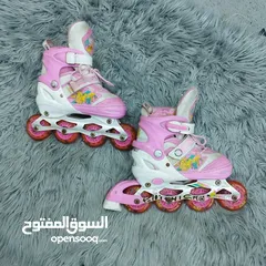  18 Skate (VIP)   عجال مطاط هيكل بلاستيك مقوى شفرات حديد   السعر والمقاس والماركة أسفل كل صورة
