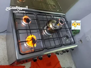  1 بتجاز فرن غاز 5 عيون كهربا +غاز شغال ممتاز