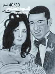  16 لوحات فنية رسم يدوي حسب الطلب