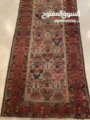  2 Rare Antique Persian Malayer Runner Carpet (Rug)